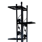 6-Tier Steel Black Plant Stand