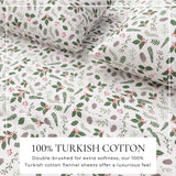4-Piece Turkish Cotton Flannel Sheet - Whittaker Collection