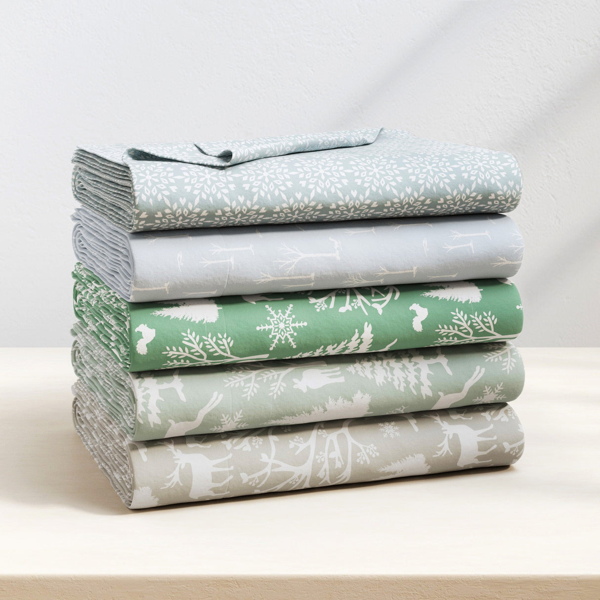 Turkish Cotton Flannel Sheet Set - Elevated Lodge Collection