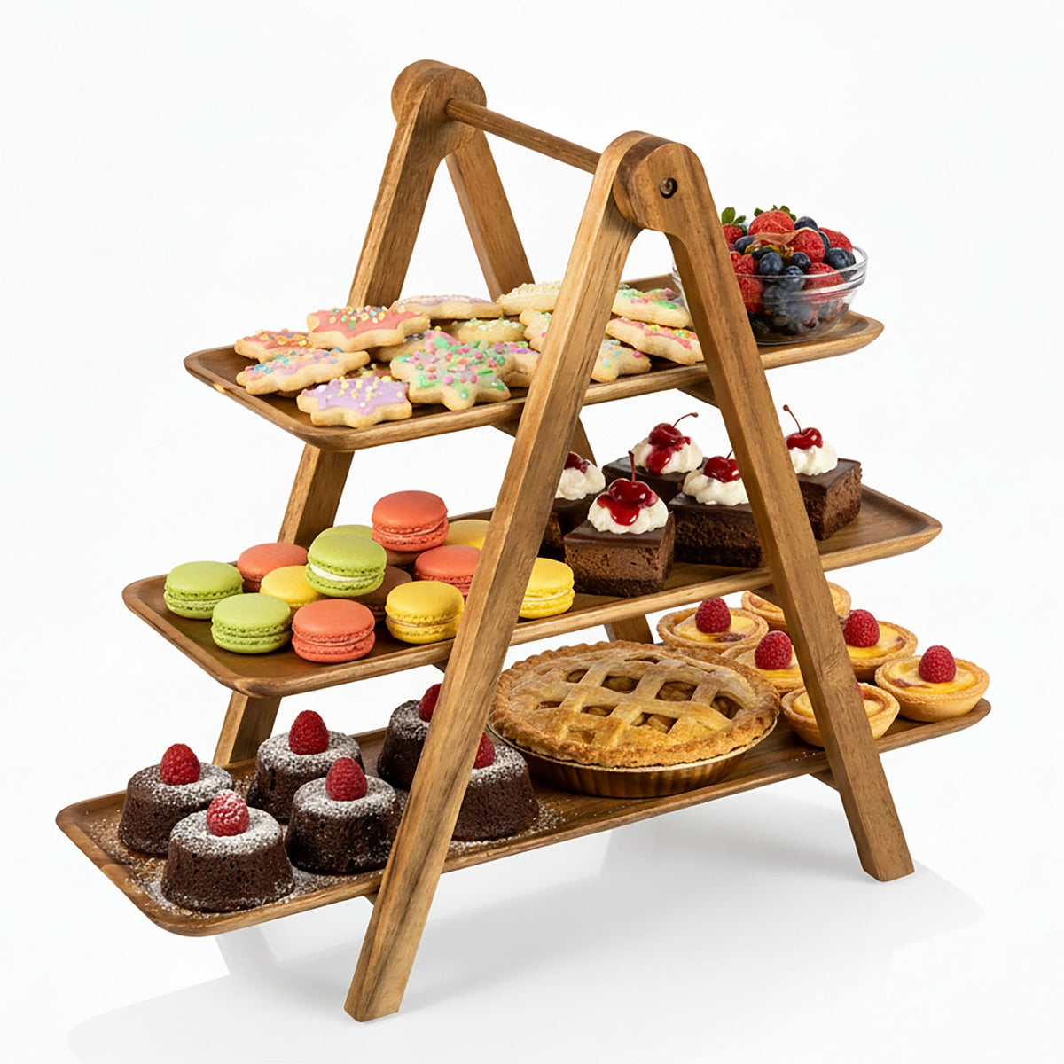 Serving Ladder 3 Tiered Serving Station