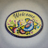 Colorful Talavera Welcome Plaque