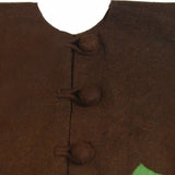 Handmade Rustic Trees Brown Felt Christmas Tree Skirt 60" Arcadia Home