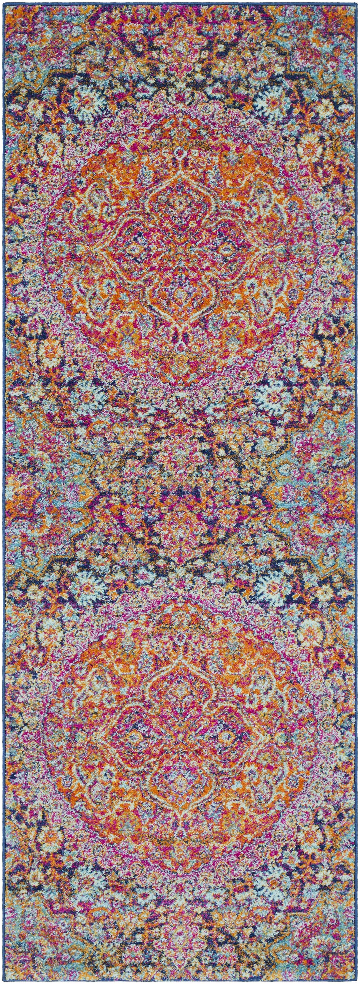 Burnt Orange Ojus Area Rug