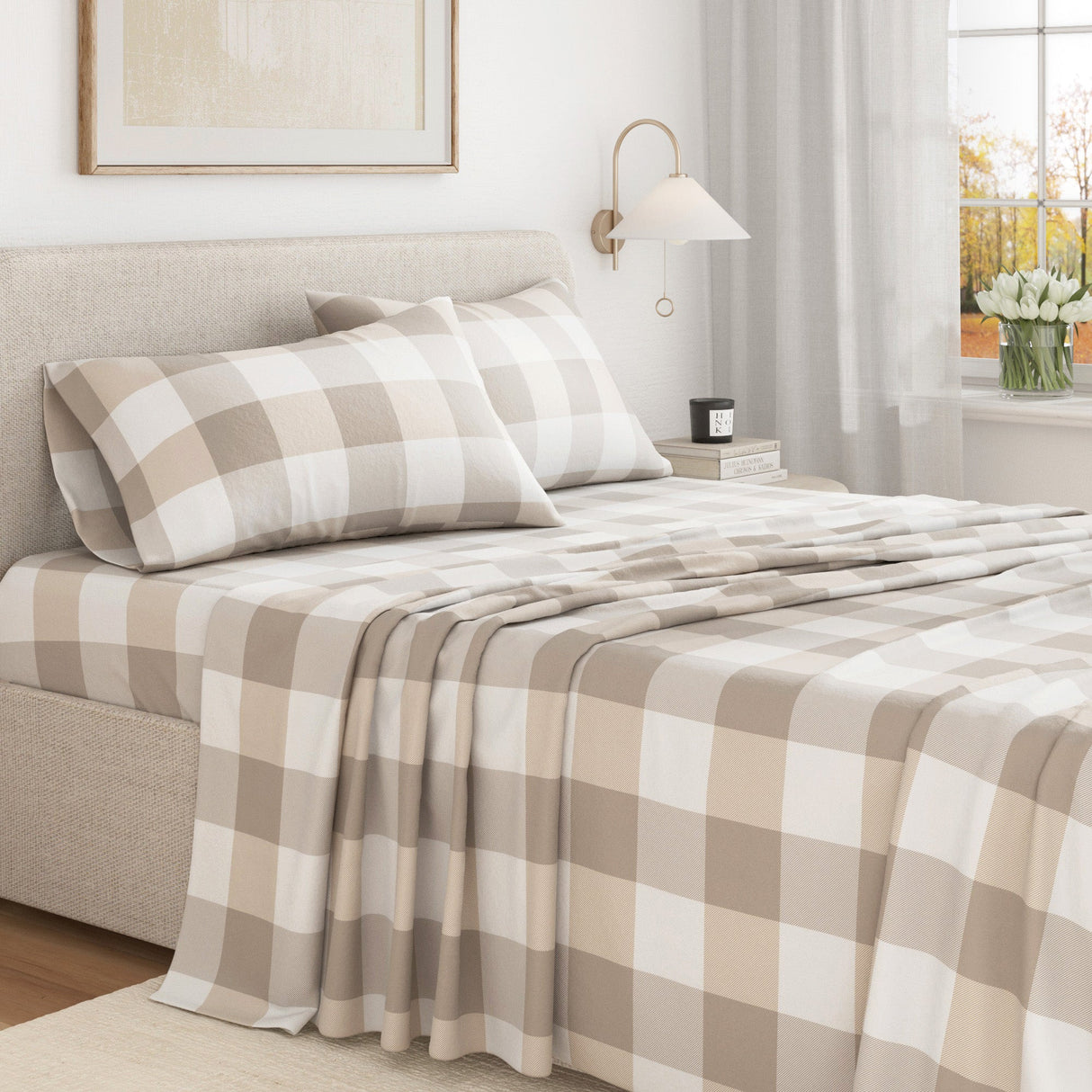 Turkish Cotton Flannel Sheet - Belle Collection