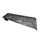 Silver Alligator 24-in Cast Aluminum Downspout Gutter Splash Block
