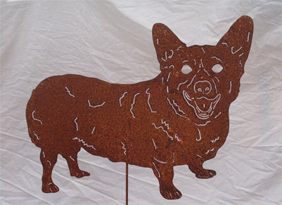 Corgi Plant Stake