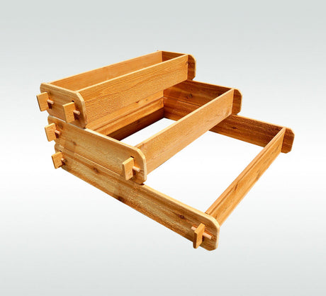 Cedar 3-Tiered Raised Garden Bed