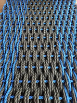 Large Double Weave Lobster Rope Mat, Vibrant Colors, Long Lasting Durable