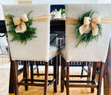 Mini Christmas Cabinet Wreath