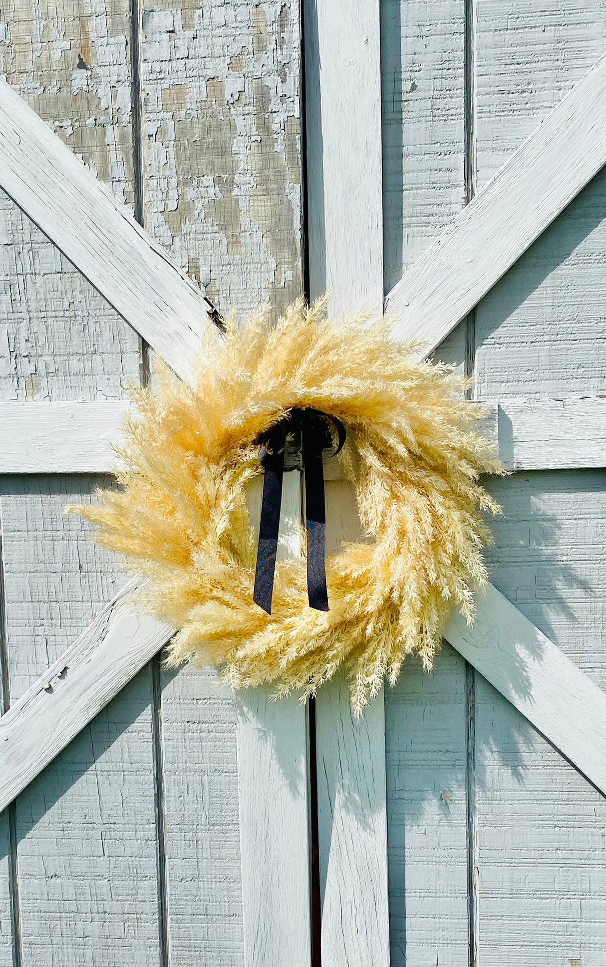 Boho Pampas Wreath