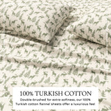 Turkish Cotton Flannel Sheet - Belle Collection