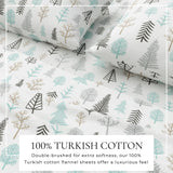 4-Piece Turkish Cotton Flannel Sheet - Lakeview Collection