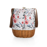 Coronado Canvas and Willow Basket Tote