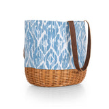 Coronado Canvas and Willow Basket Tote