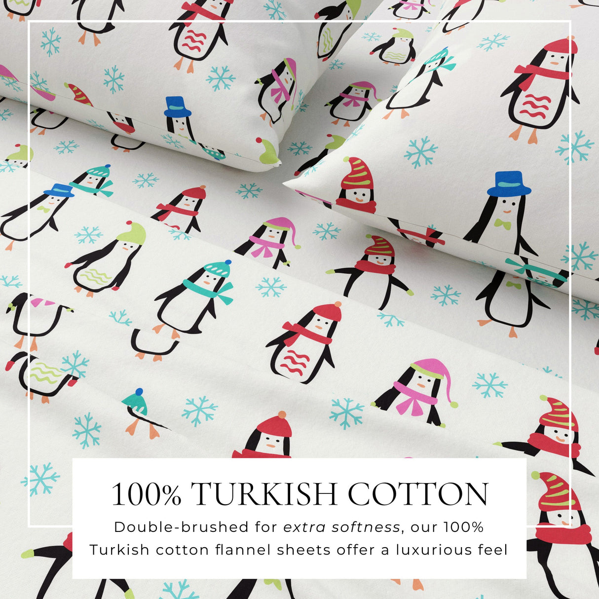4-Piece Turkish Cotton Flannel Sheet - Stratton Collection