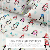 4-Piece Turkish Cotton Flannel Sheet - Stratton Collection