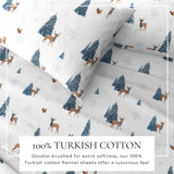 4-Piece Turkish Cotton Flannel Sheet - Whittaker Collection