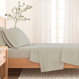 Cotton Solid Flannel Sheet - Nordic Collection