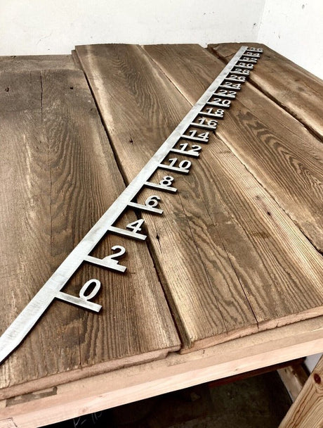 Simple Steel Snow Gauge