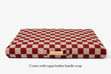 Red Checker | Dog Bed with Cover