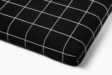 Black Grid | Luxury Dog Bed or Bed Cover
