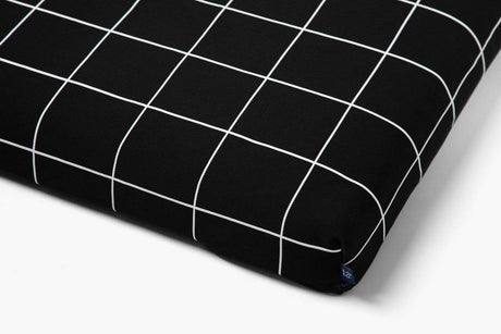 Black Grid | Luxury Dog Bed or Bed Cover