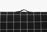 Black Grid | Luxury Dog Bed or Bed Cover