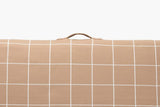 Tan Grid | Dog Bed or Bed Cover