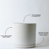 Solid Goods - Ceramic Cylinder with Saucer