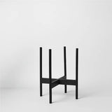 Rounded Hardwood Plant Stand