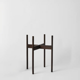 Rounded Hardwood Plant Stand