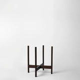 Rounded Hardwood Plant Stand