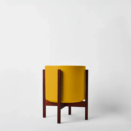 Solid Goods Ceramic Cylinder– With or Without Mahogany Stand