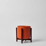 Solid Goods Ceramic Cylinder– With or Without Mahogany Stand