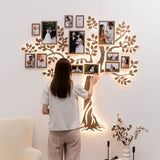 Wooden LED Family Tree - Starlight