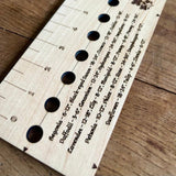 American Hardwood Seed and Bed Ruler