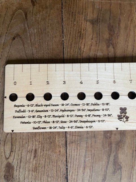 American Hardwood Seed and Bed Ruler