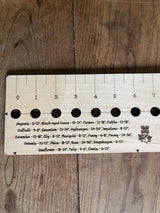 American Hardwood Seed and Bed Ruler