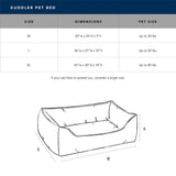 Microfiber Kuddle Lounge Comfort Dog Bed