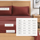 4-Piece Cotton Solid Flannel Sheet - Nordic Collection