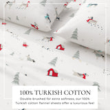 4-Piece Turkish Cotton Flannel Sheet - Whittaker Collection