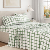Turkish Cotton Flannel Sheet Set - Plaid & Stripe Collection