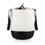 Coronado Canvas and Willow Basket Tote