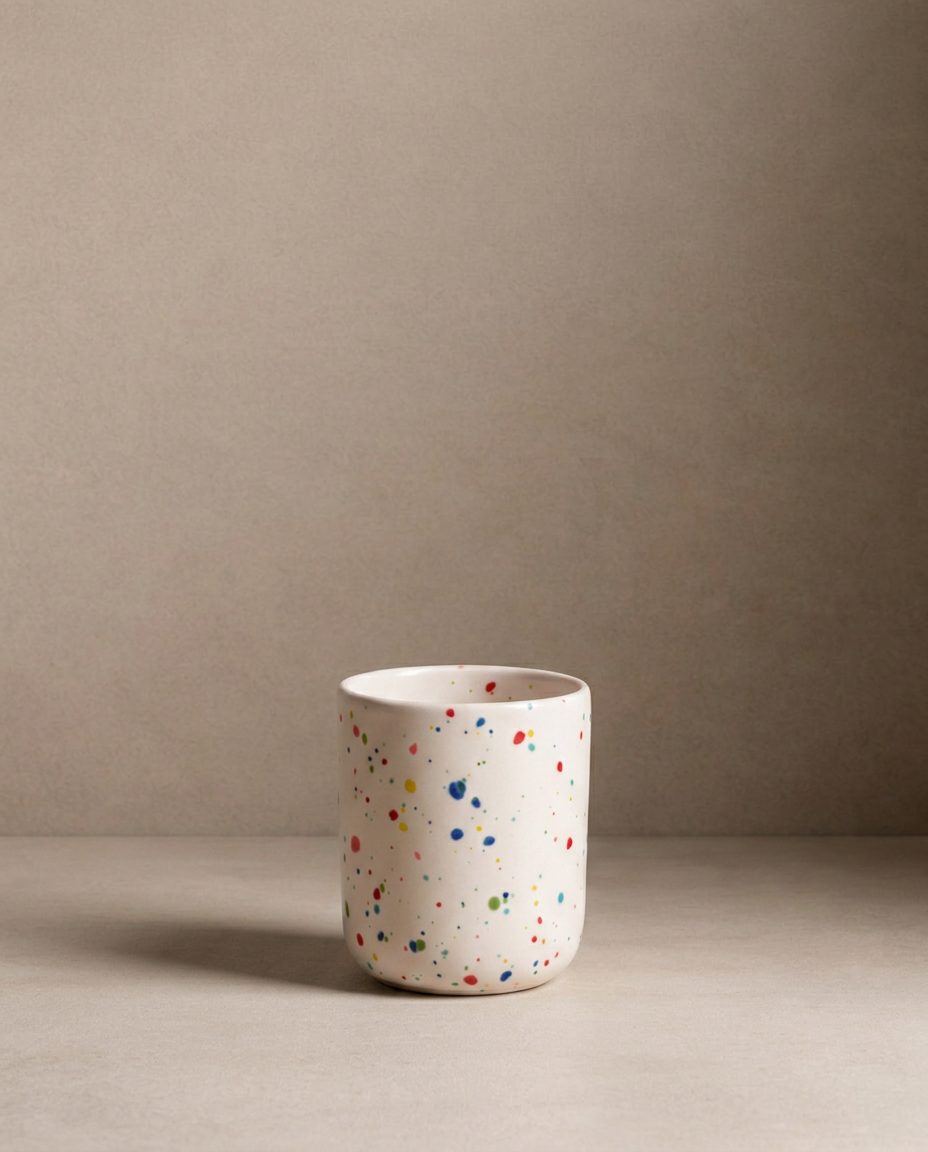 Espresso Cups/ Egg Cups stoneware ceramic — Party Collection