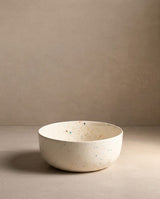 White Salad Bowl 10.2" stoneware ceramic — Party Collection