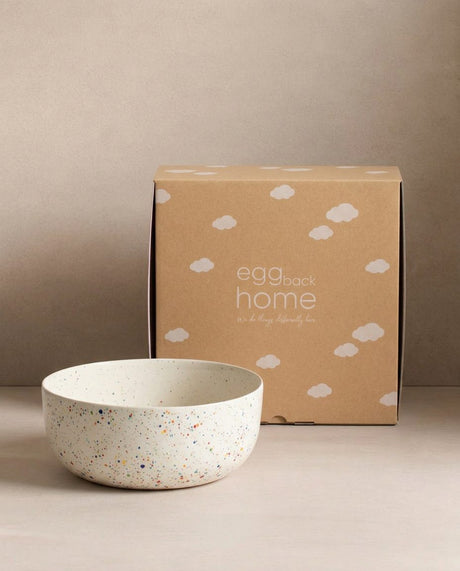 White Salad Bowl 10.2" stoneware ceramic — Party Collection