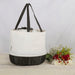 Coronado Canvas and Willow Basket Tote