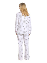 Womens Flannel Pajama Sleepwear Set