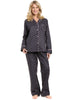 Womens Flannel Pajama Sleepwear Set