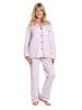 Womens Flannel Pajama Sleepwear Set
